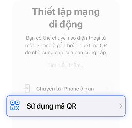 Cài đặt eSIM IOS