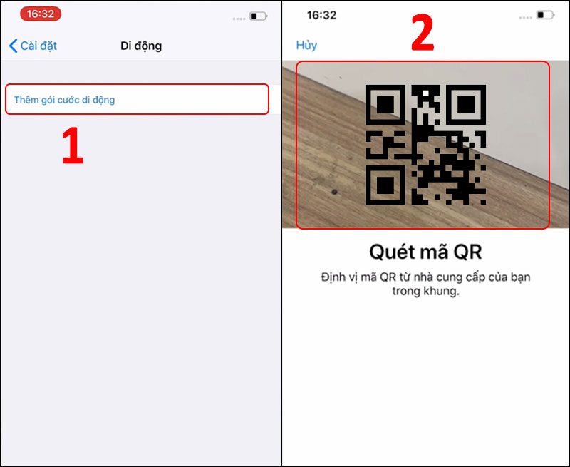 Quét mã QR code