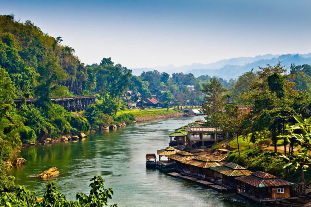 Kanchanaburi - Ốc Đảo Xanh Yên Bình