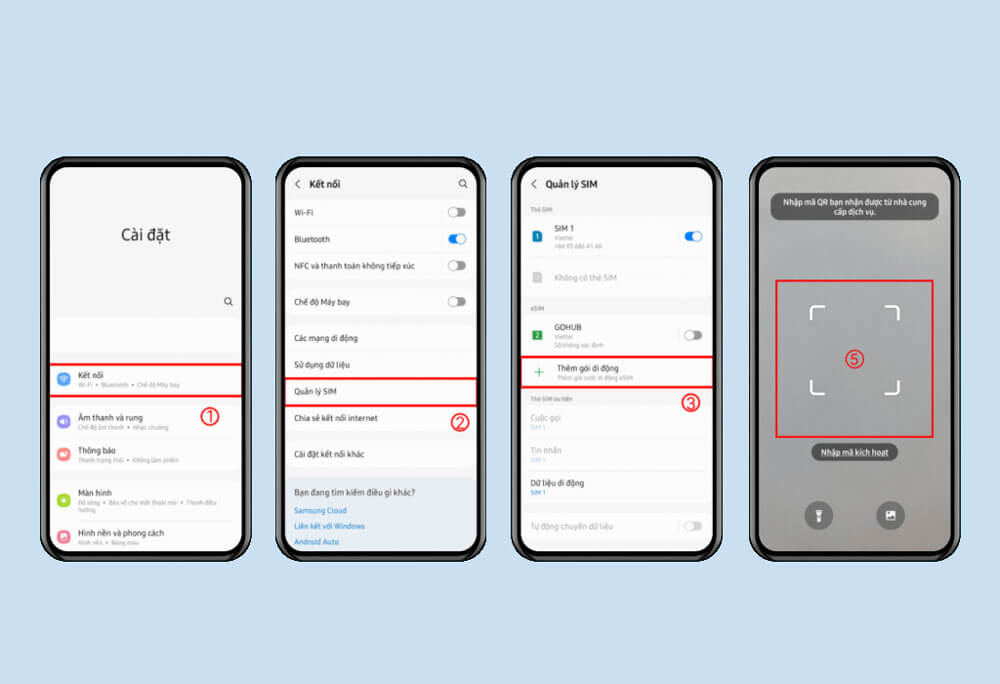 Đối với thiết bị Android