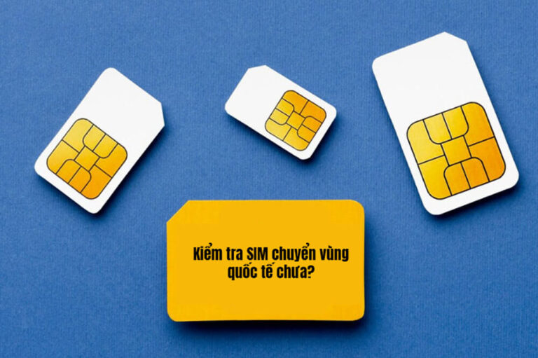 kiểm tra sim đã chuyển vùng quốc tế chưa