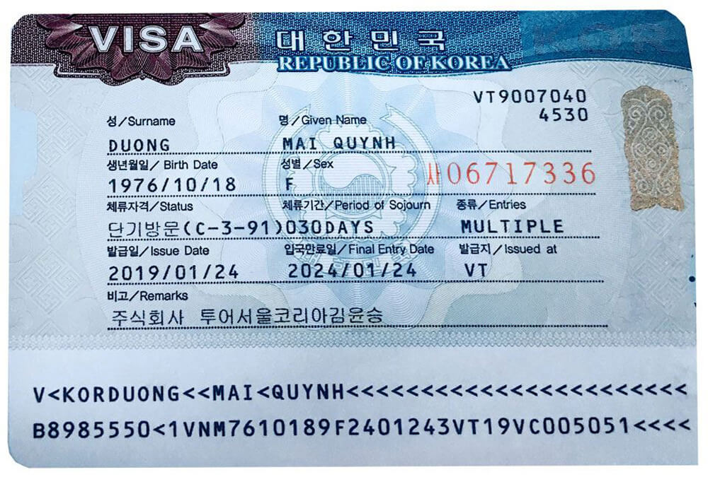 Kinh nghiệm xin Visa du lịch Hàn Quốc