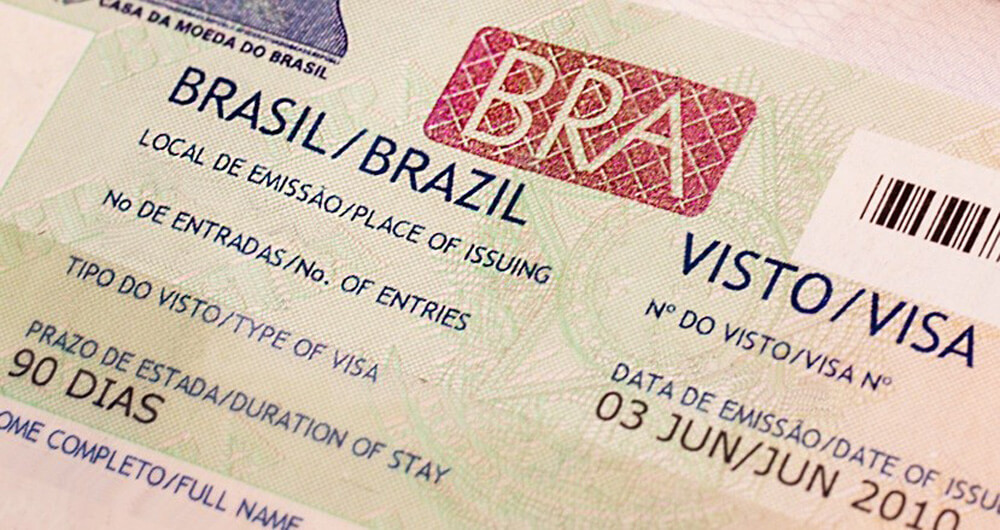 Chi phí visa du lịch Brazil tự túc