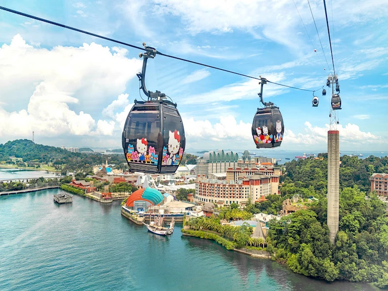 Ngắm nhìn thành phố trên cao tại cáp treo Singapore Cable Car 