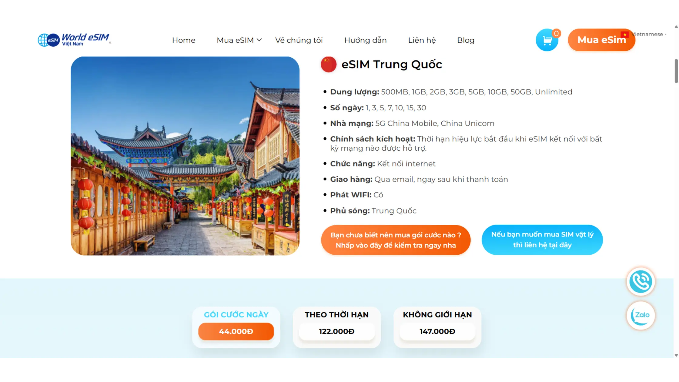 World eSIM Việt Nam, giải pháp liên lạc tối ưu khi đi du lịch ở Trung Quốc.