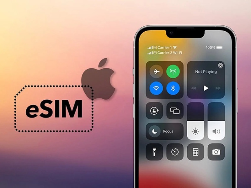 Các dòng iPhone từ XS trở lên hỗ trợ eSIM