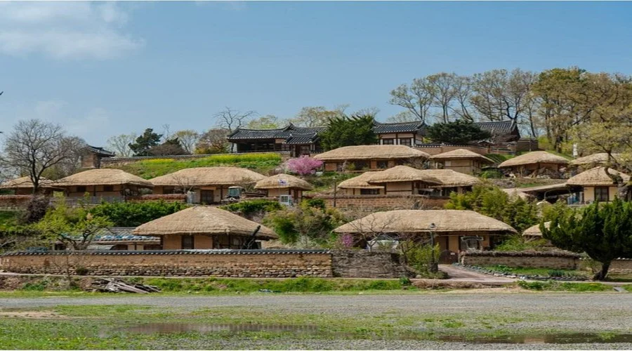 Những ngôi nhà hanok truyền thống tại làng Yangdong ở Gyeongju