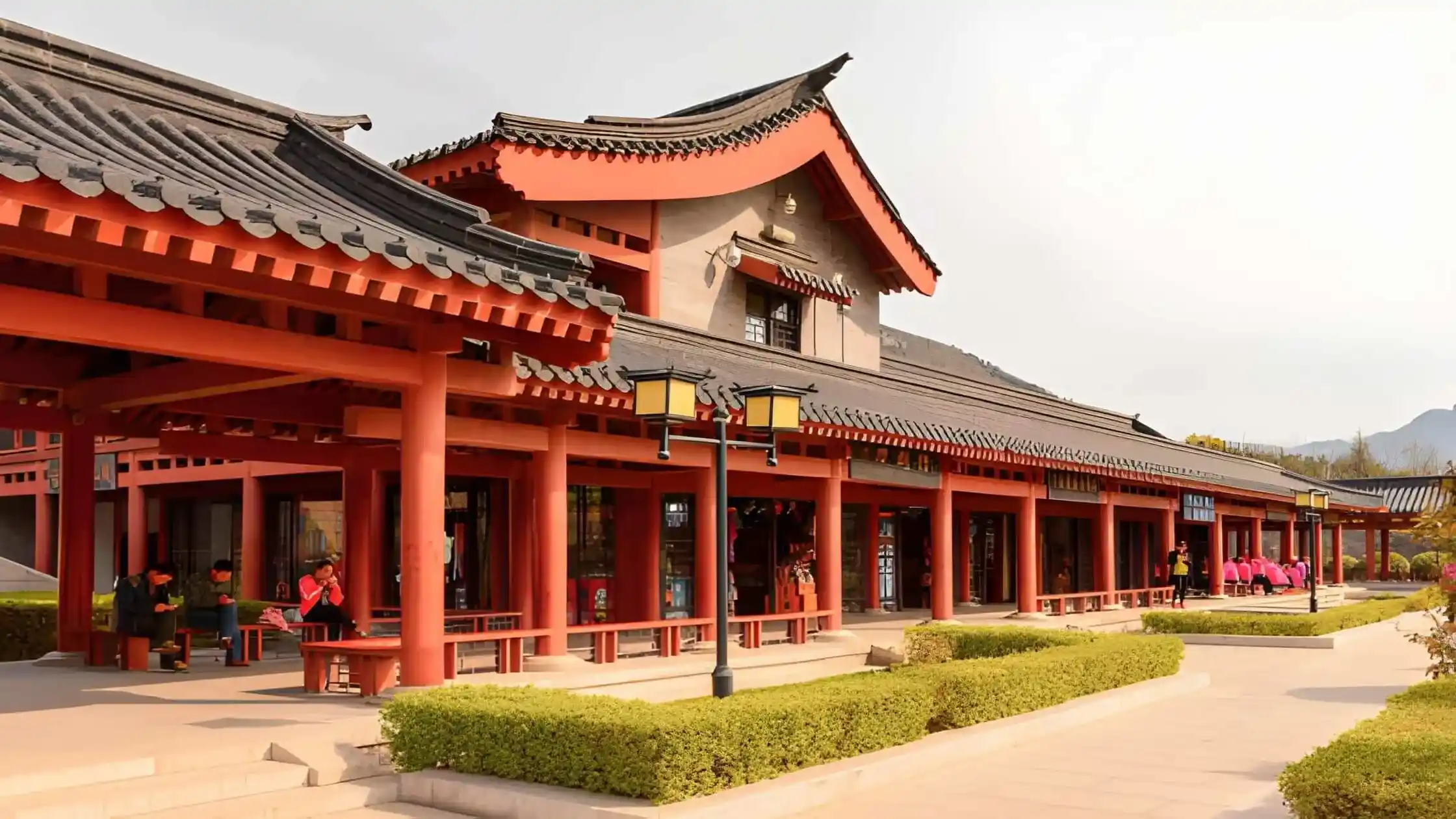 Nơi tái hiện Tử Cấm Thành ở Hoành Điếm.