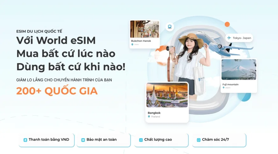 alt: kết nối internet ổn định du lịch thái lan cùng World eSIM Việt Nam