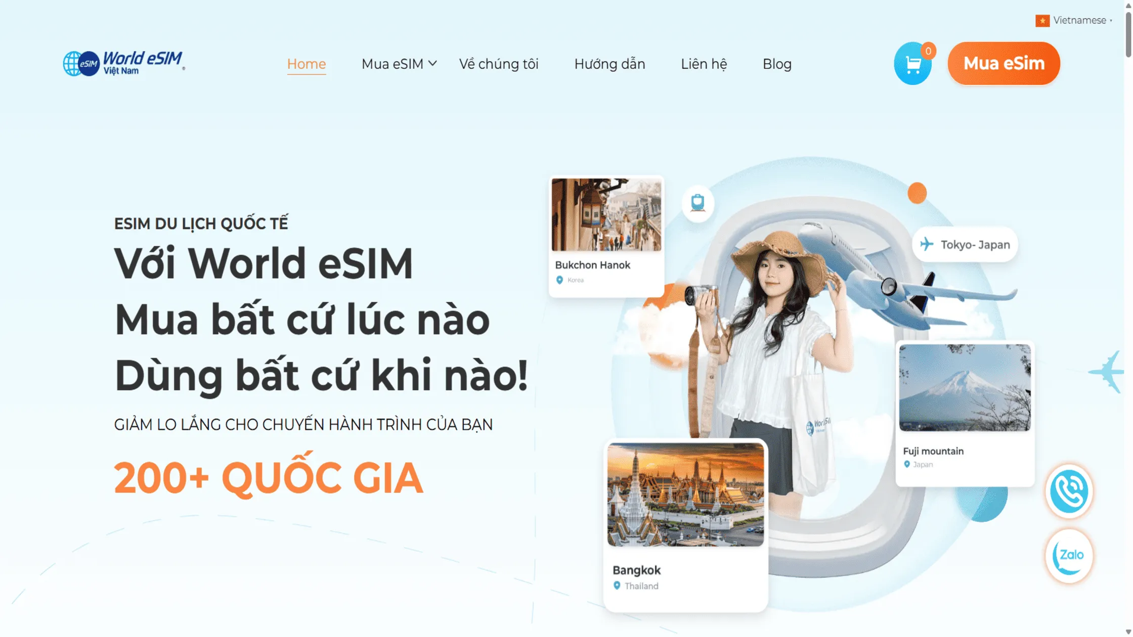 World eSIM - giải pháp kết nối tối ưu cho những chuyến du lịch quốc tế.