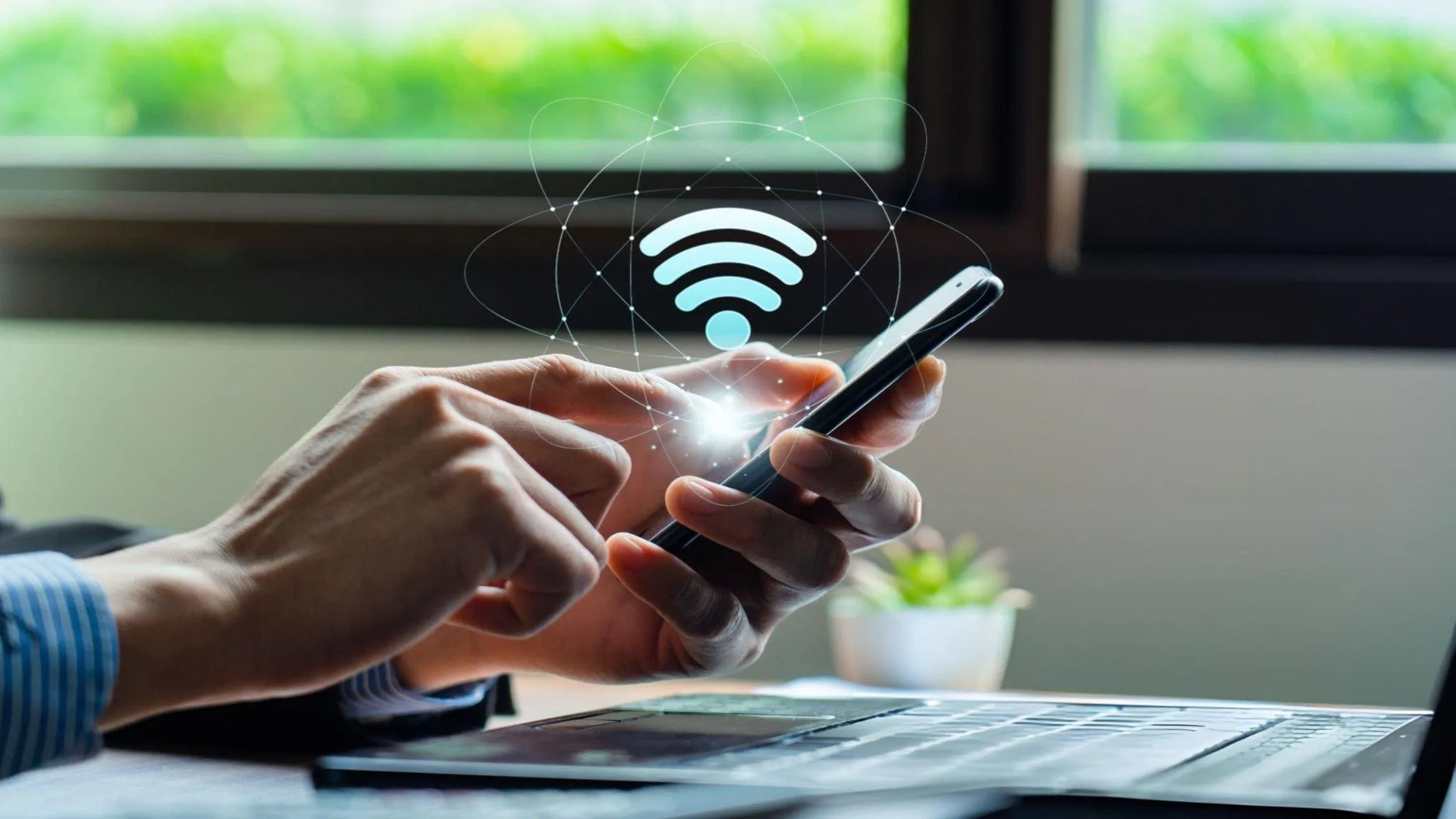 Alt: cơ chế hoạt động của điểm truy cập cá nhân trên các thiết bị di động thông minh