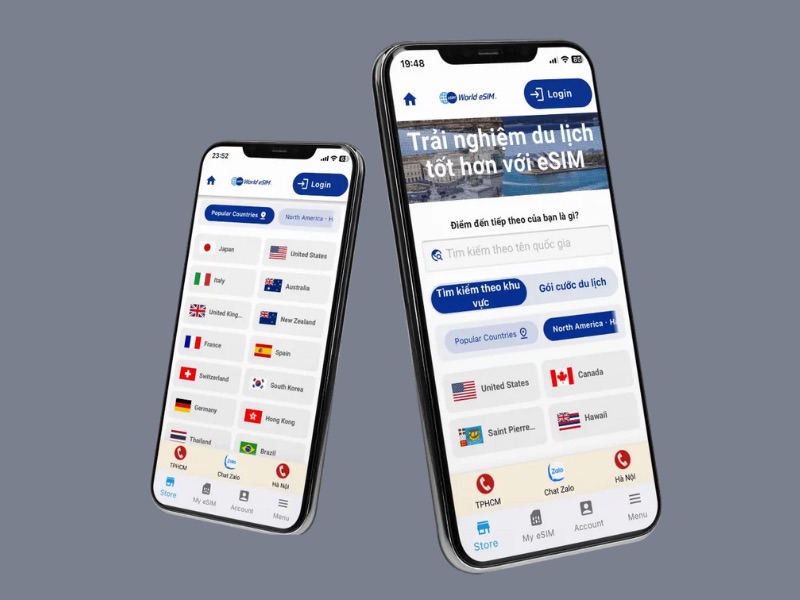 eSIM dung lượng cao, kết nối ổn định tại World eSIM Việt Nam