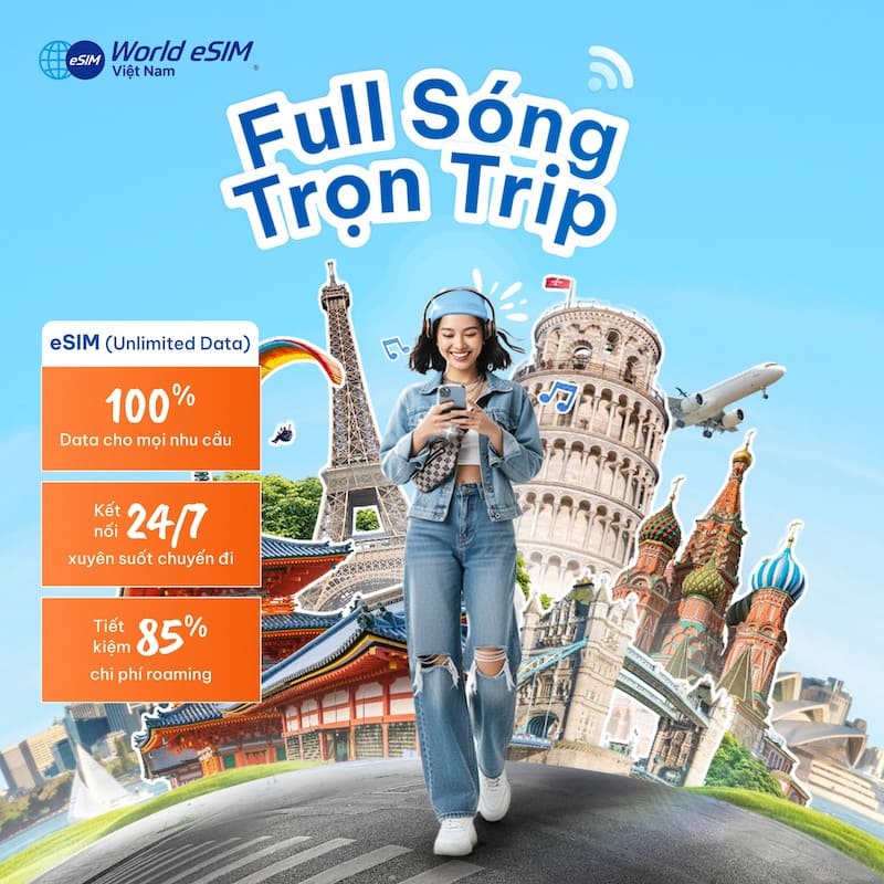 Chia sẻ và kết nối trọn vẹn tại Thiên An Môn cùng World eSIM Việt Nam