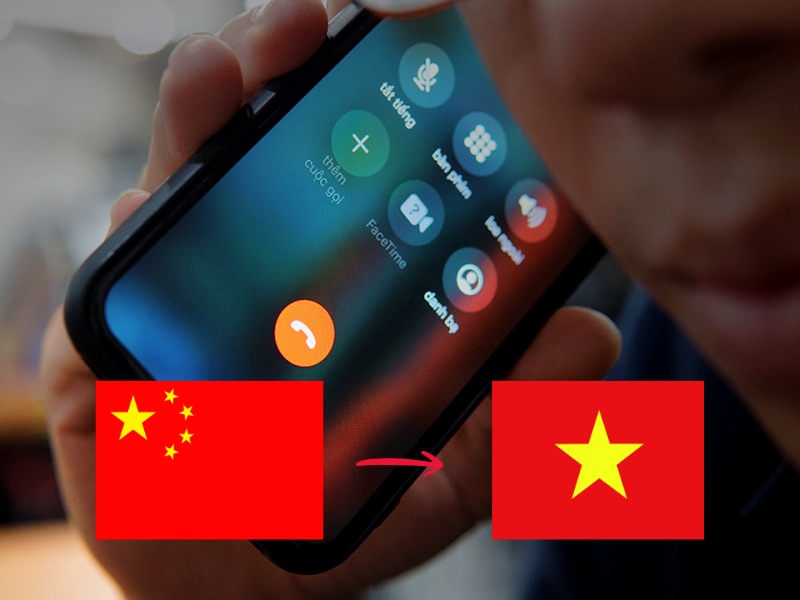 Gọi điện từ Trung Quốc về Việt Nam
